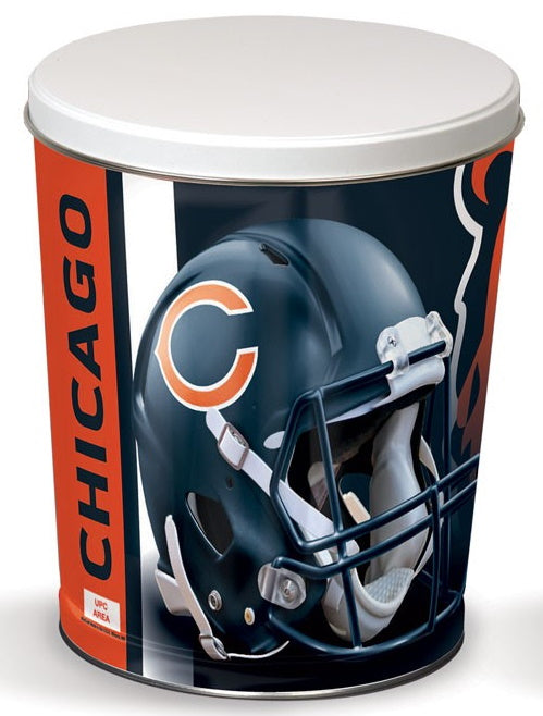 Chicago Bears 3-Flavor Popcorn Tins