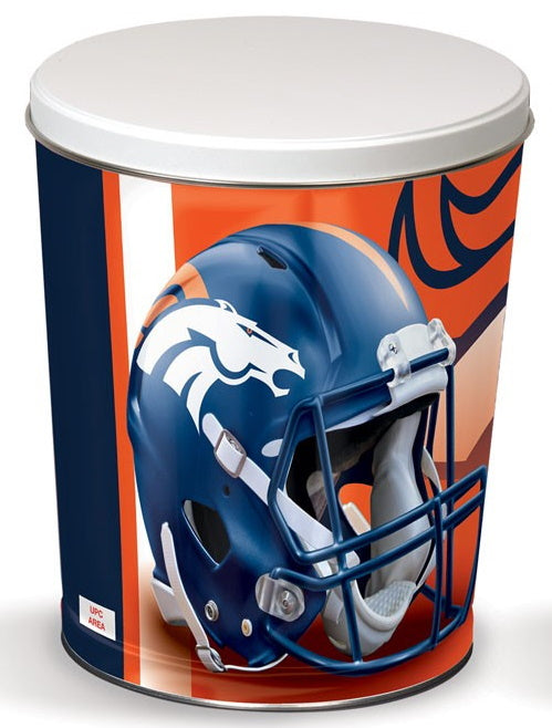 Denver Broncos 3-Flavor Popcorn Tins