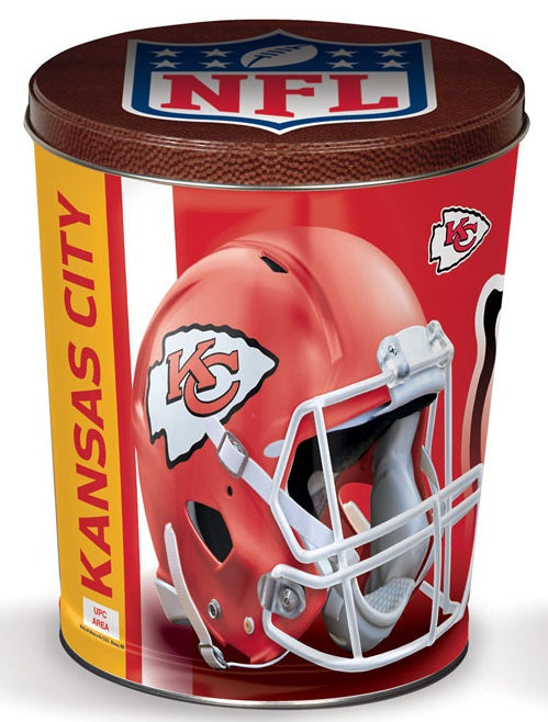 Kansas City Chiefs Popcorn Tin