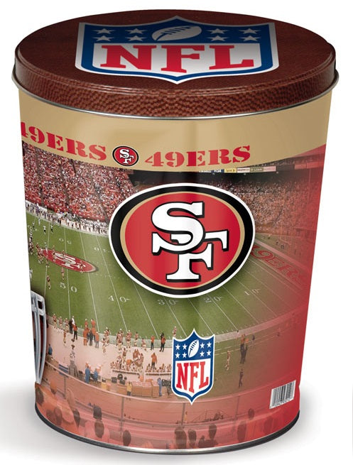 San Francisco 49ers Gourmet Popcorn Tin