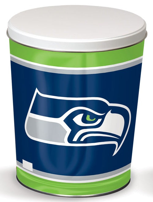 Seattle Seahawks: NFL Gourmet Popcorn Tin - Gift Baskets for Delivery