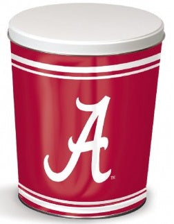 Alabama Crimson Tide 3-Flavor Gourmet Popcorn Tin (3-Gallon)