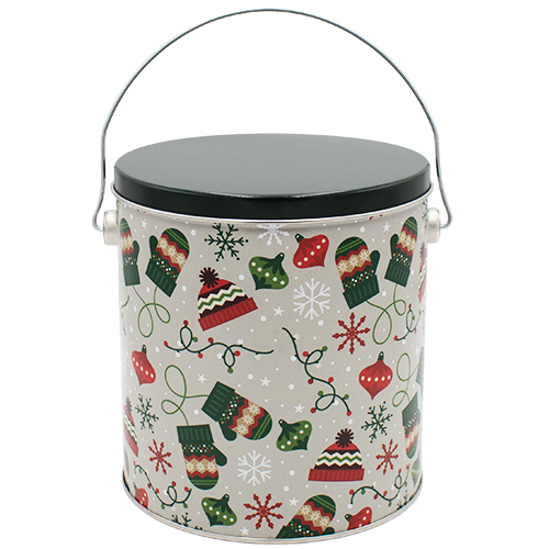 Bundled Up 3-Flavor Gourmet Popcorn Tin (1-Gallon)