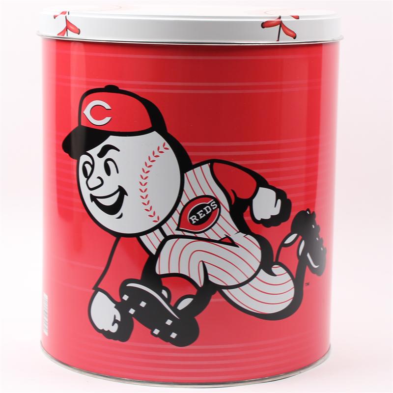 Cincinnati Reds 3-Flavor Gourmet Popcorn Tin (3.5-Gallon)