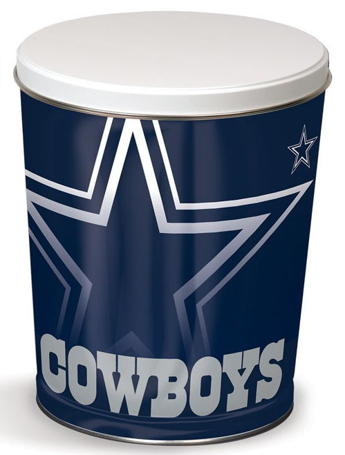 Vintage 2024 Dallas Cowboys Popcorn Tin