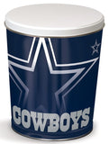 Dallas Cowboys 3-Flavor Gourmet Popcorn Tin