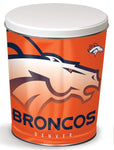Denver Broncos 3-Flavor Gourmet Popcorn Tin