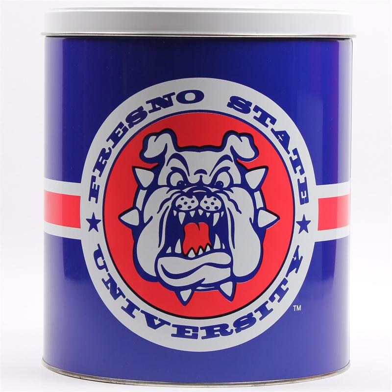 Fresno State Bulldogs 3-Flavor Gourmet Popcorn Tin (3.5-Gallon)