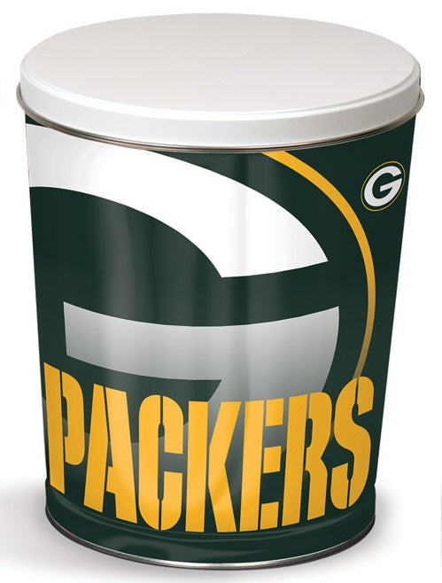 Green Bay Packers 3-Flavor Gourmet Popcorn Tin (3-Gallon)