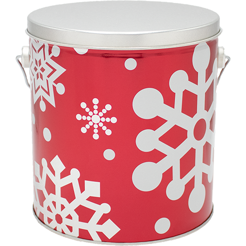 Let It Snow 3-Flavor Gourmet Popcorn Tin (1-Gallon)