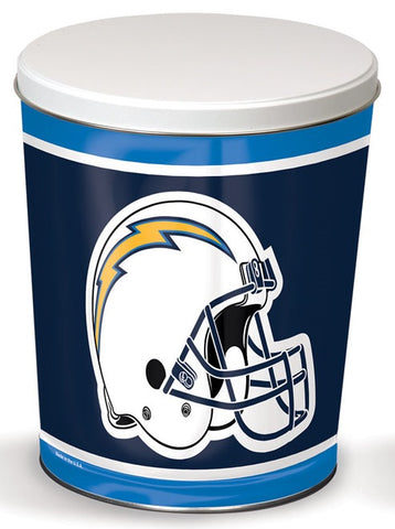 Los Angeles Chargers 3-Flavor Gourmet Popcorn Tin