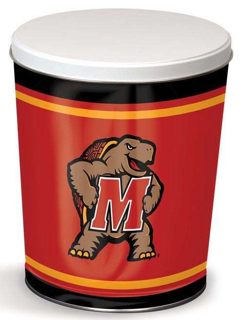 Maryland Terrapins 3-Flavor Gourmet Popcorn Tin (3-Gallon)