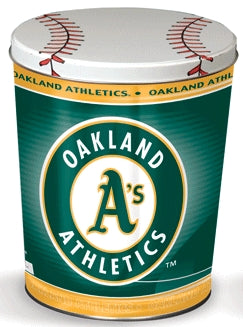 Oakland Athletics 3-Flavor Gourmet Popcorn Tin (3-Gallon)