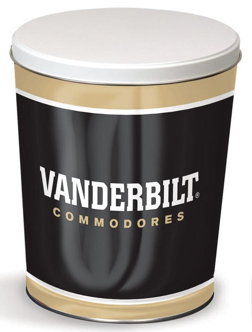 Vanderbilt Commodores 3-Flavor Gourmet Popcorn Tin (3-Gallon)