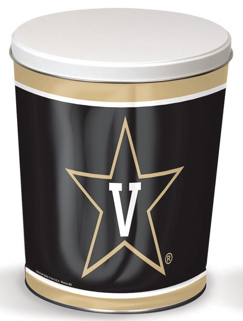 Vanderbilt Commodores 3-Flavor Gourmet Popcorn Tin (3-Gallon)