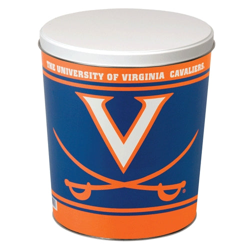 Virginia Cavaliers 3-Flavor Gourmet Popcorn Tin (3-Gallon)