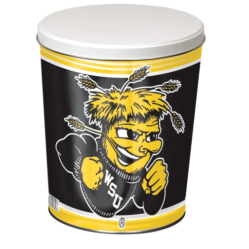 Wichita State Shockers 3-Flavor Gourmet Popcorn Tin (3-Gallon)