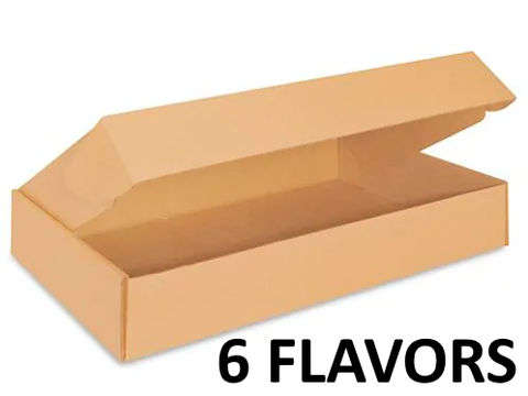 Gourmet Popcorn Sampler Box With 6 x 8-Cup Bags